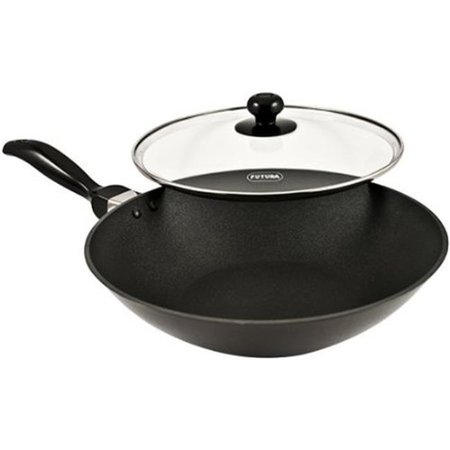 HAWKINS Hawkins Q72 Futura Non-Stick Deep-Fry Pan(Kadhai) with Glass Lid and Flat Bottom - 2 Litres Q72